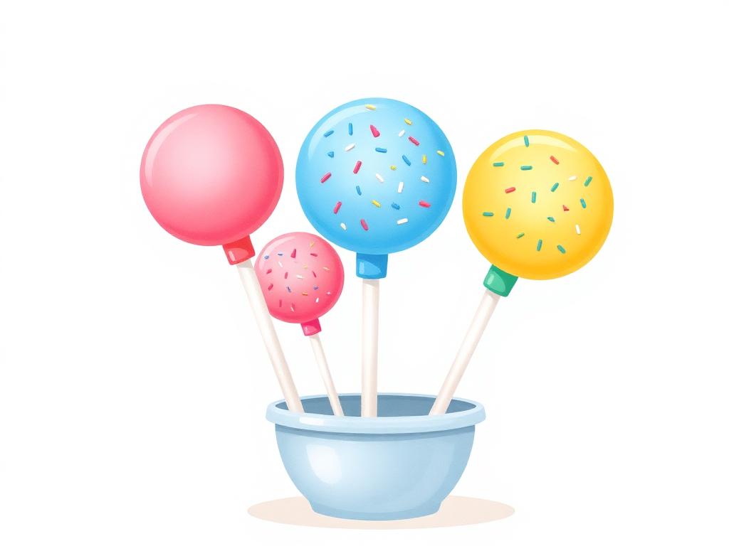 Regenbogen-Cakepops